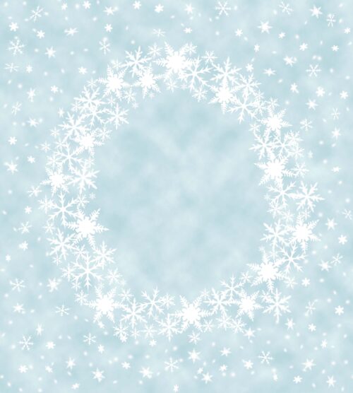 Winter Wreath Linen Evenweave