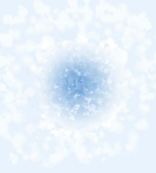Radial Azure Sky Cotton Evenweave