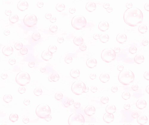 Bubbles Pink Cotton Evenweave