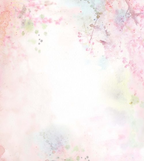 Misty Flowers Cotton Evenweave