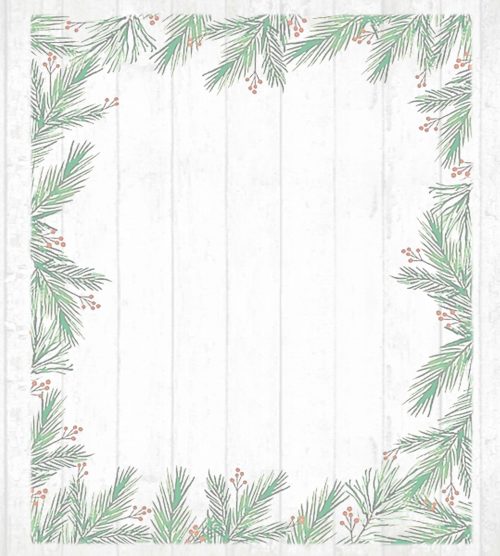 Festive Rustic White Boards Aida