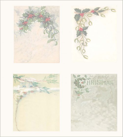 Seasons Greetings Linen Evenweave