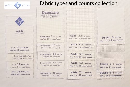 Aida, Cotton and Linen Evenweave