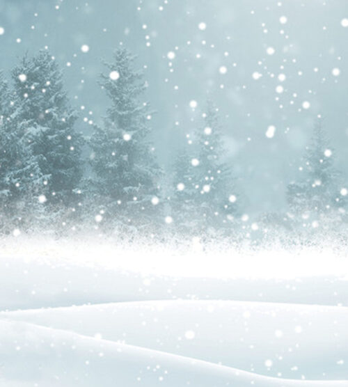 Winter Scene Linen Evenweave
