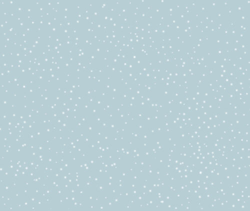 Snow on Winter Blue Aida